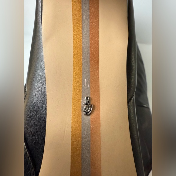 Sam Edelman Leather Boots Sylvia Knee High Black Heeled Boots Women's Size 11 - Picture 7 of 10